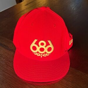 686 New Era Red Cap 7 5/8